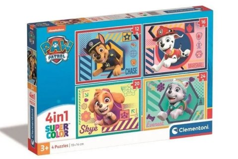 Puzzle 4w1 Psi Patrol Clementoni