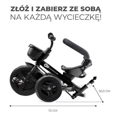 Rowerek trójkołowy AVEO MALACHITE GREY Kinderkraft