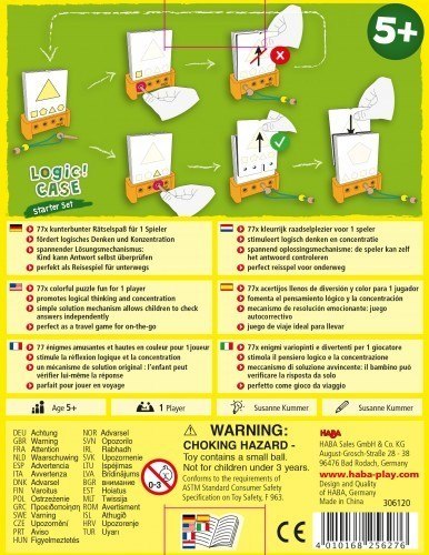 Gra Logic! Case Zestaw startowy 5+ Haba