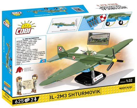 Klocki Historical Collection WWI IL-2M3 Shturmovik 625 klocki Cobi Klocki