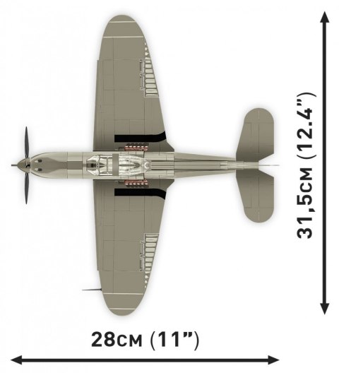 Klocki Historical Collection WWII Bell P-39D Airacobra 361 klocków Cobi Klocki