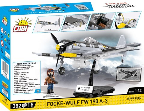 Klocki Historical Collection WWII Focke-Wulf FW 190-A3 382 klocki Cobi Klocki