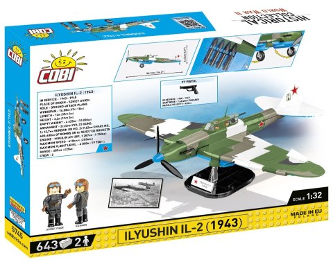 Klocki Historical Collection WWII Ilyushin IL-2 1943 643 klocki Cobi Klocki