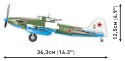 Klocki Historical Collection WWII Ilyushin IL-2 1943 643 klocki Cobi Klocki