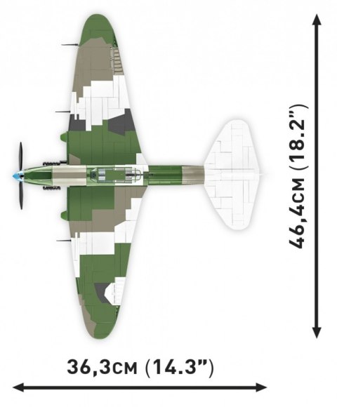 Klocki Historical Collection WWII Ilyushin IL-2 1943 643 klocki Cobi Klocki