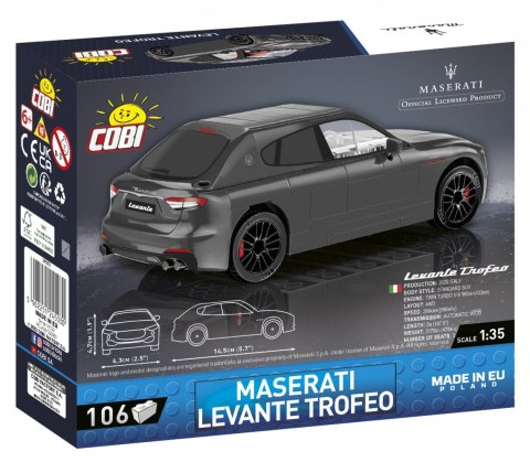 Klocki Maserati Levante Trofeo 106 klocków Cobi Klocki