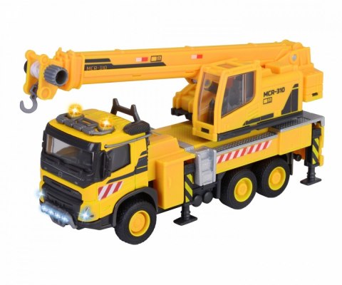 Pojazd Grand Volvo ciężarówka z dźwigiem, 22 cm Dickie