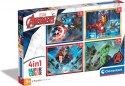 Puzzle 4w1 Avengers Clementoni