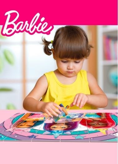 Puzzle Barbie 48 elementów Magiczny jednorożec Lisciani