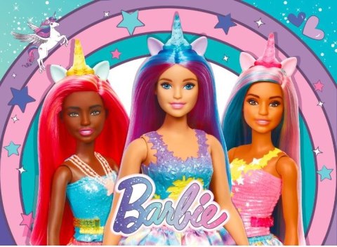 Puzzle Barbie 48 elementów Magiczny jednorożec Lisciani