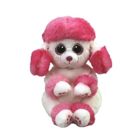 Maskotka Ty Pudel Heartly 15 cm różowo-biały Meteor