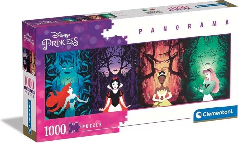 Puzzle 1000 elementów Panorama Księżniczki Disneya Clementoni
