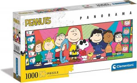 Puzzle 1000 elementów Panorama Peanuts Fistaszki Clementoni