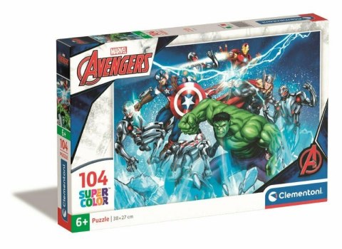 Puzzle 104 elementy Marvel Avengers Clementoni