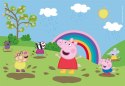 Puzzle 2x60 elementów Świnka Peppa Clementoni