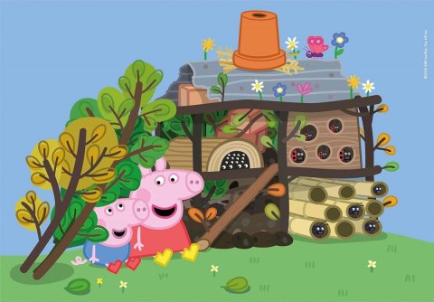 Puzzle 2x60 elementów Świnka Peppa Clementoni