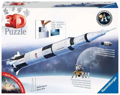 Puzzle 3D Rakieta Apollo Saturn V Ravensburger Polska