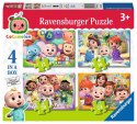 Puzzle 4w1 Cocomelon Ravensburger Polska