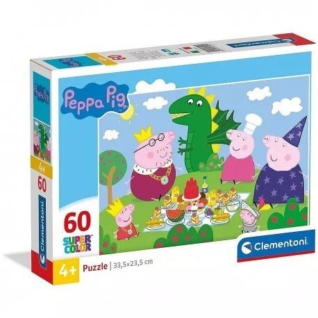 Puzzle 60 elementów Świnka Peppa Clementoni