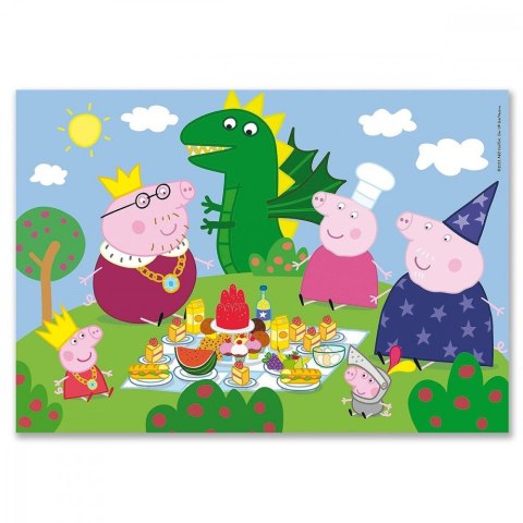 Puzzle 60 elementów Świnka Peppa Clementoni