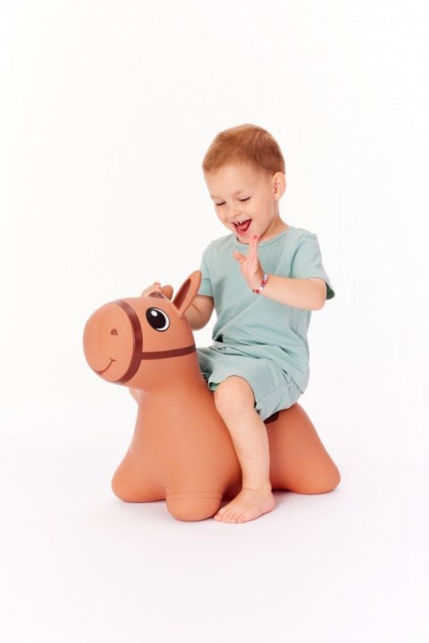 Skoczek Konik Hoppimals brązowy Tootiny