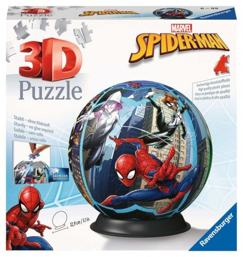 Puzzle 72 elementy 3D Kula Spiderman Ravensburger Polska