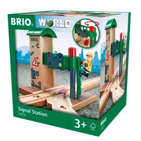 Zestaw Zwrotnica z sygnalizacją Brio