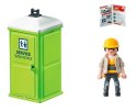 Zestaw z figurką City Action 71435 Mobilna toaleta Playmobil
