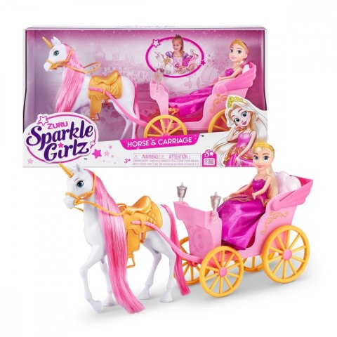 Lalka Księżniczka 10.5 cala z karetą ZURU Sparkle Girlz