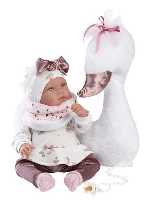 Lalka bobas Tina płacząca 44 cm Llorens