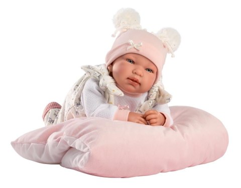 Lalka bobas Tina płacząca 44 cm Llorens