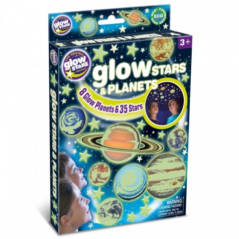 Naklejki na ścianę Brainstorm Świecące gwiazdy i planety MG DYSTRYBUCJA