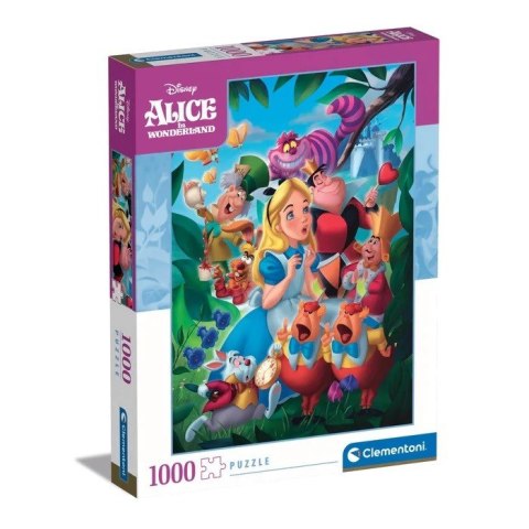 Puzzle 1000 elementów Disney Alicja w Krainie Czarów Clementoni