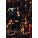 Puzzle 1000 elementów Leonardo The Virgin of the Rocks Clementoni