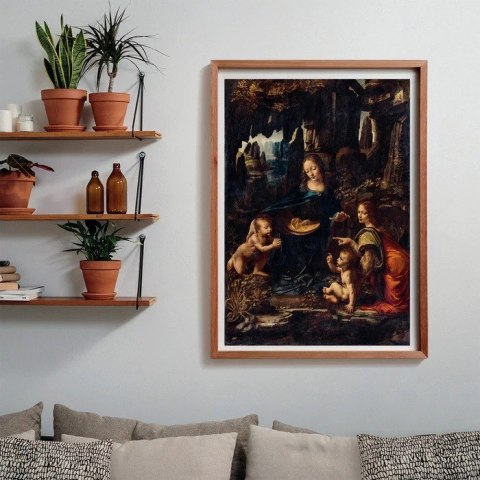 Puzzle 1000 elementów Leonardo The Virgin of the Rocks Clementoni