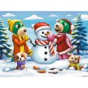 Puzzle 30 elementów Zimowe zabawy Treflików Trefl