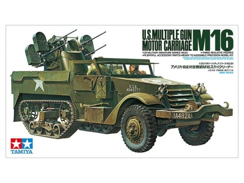 Model plastikowy U.S. Multiple Gun Motor Carriage M16 1/35 Tamiya
