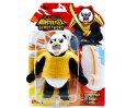 Figurka Gumostwory Wojownicy Samuraj-Panda ze złotą kataną Epee