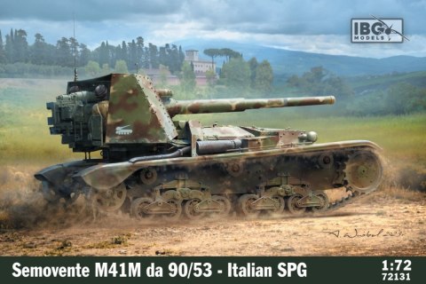 Model plastikowy Semovente M41M da 90/53 Italian Selfproelled Ibg
