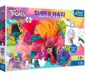 Puzzle 24 elementy Super Maxi Wesoły dzień Trolli Trolls Trefl