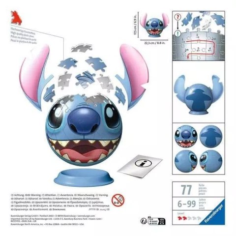 Puzzle 3D Disney Stitch Kula Ravensburger Polska