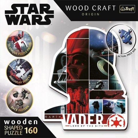 Puzzle drewniane 160 elementów Darth Wader Trefl
