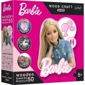 Puzzle drewniane 50 elementów Barbie Trefl
