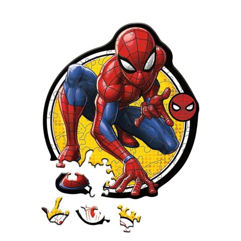 Puzzle drewniane 50 elementów Spiderman Trefl