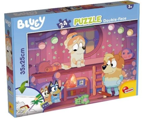 Puzzle dwustronne 24 elementów Bluey Lisciani