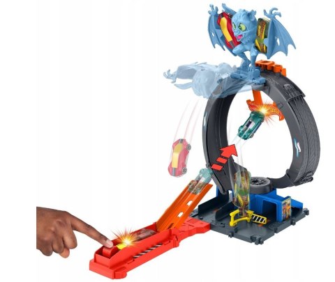 Tor samochodowy Pętla Nietoperza Zestaw tematyczny Hot Wheels