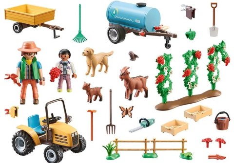 Zestaw z figurkami Country 71442 Traktor z przyczepa i zbiornikiem na wodę Playmobil