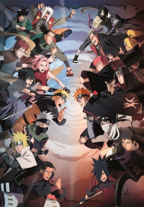 Puzzle 1000 elementów Compact Anime Naruto Shippuden Clementoni