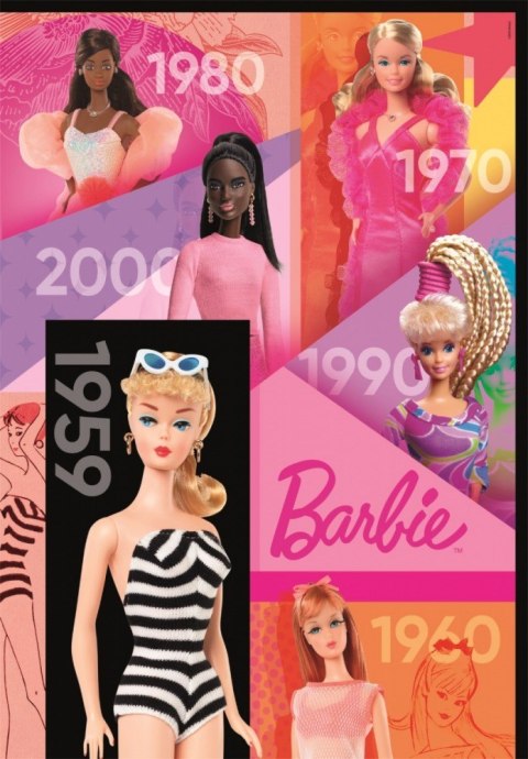 Puzzle 1000 elementów Compact Barbie Clementoni