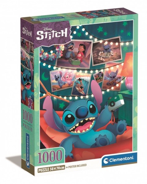 Puzzle 1000 elementów Compact Disney Stich Clementoni